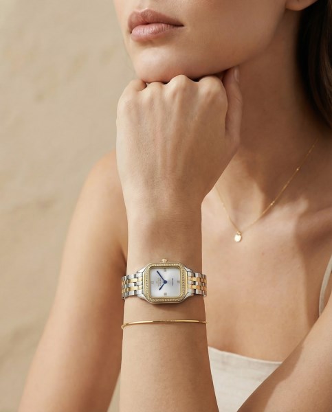 ÇELİK - SARI METAL BAND KADIN KOL SAATİ