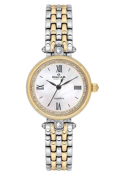 ÇELİK - SARI METAL BAND KADIN KOL SAATİ 