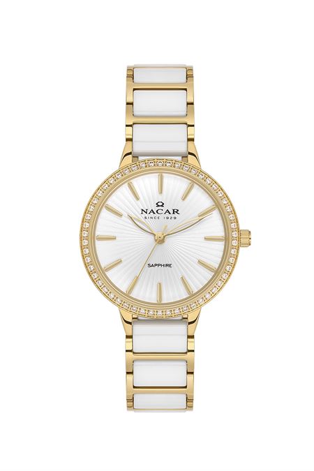 BEYAZ SERAMİK KADIN KOL SAATİ