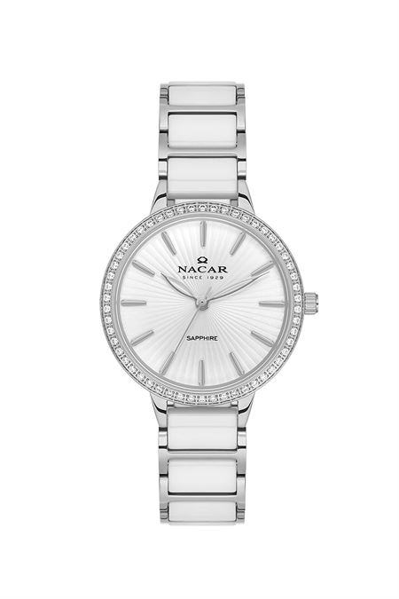 BEYAZ SERAMİK KADIN KOL SAATİ