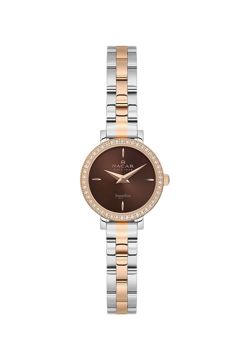 ÇELİK - PEMBE METAL BAND KADIN KOL SAATİ