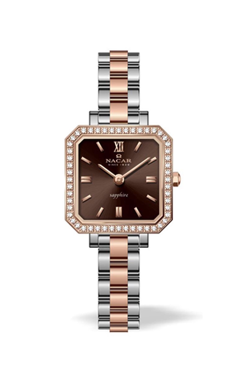 ÇELİK - PEMBE METAL BAND KADIN KOL SAATİ