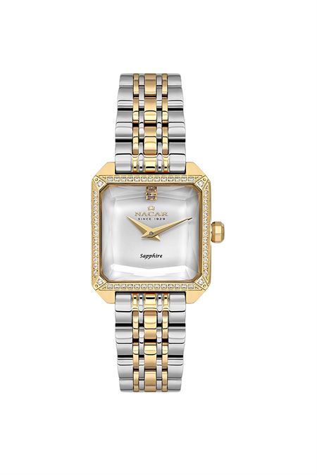 ÇELİK - SARI METAL BAND KADIN KOL SAATİ