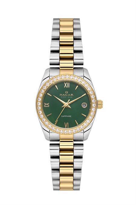 ÇELİK - SARI METAL BAND KADIN KOL SAATİ