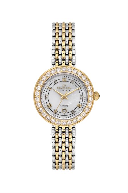 ÇELİK - SARI METAL BAND KADIN KOL SAATİ