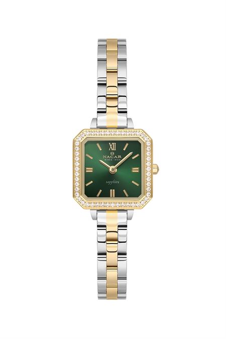 ÇELİK - SARI METAL BAND KADIN KOL SAATİ 