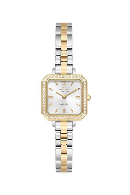 ÇELİK - SARI METAL BAND KADIN KOL SAATİ 