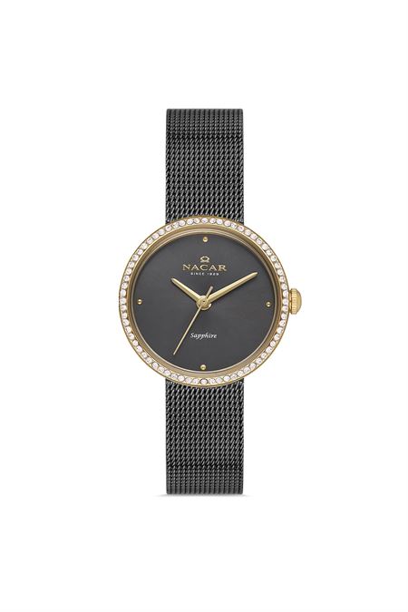 GRİ HASIR BAND KADIN KOL SAATİ