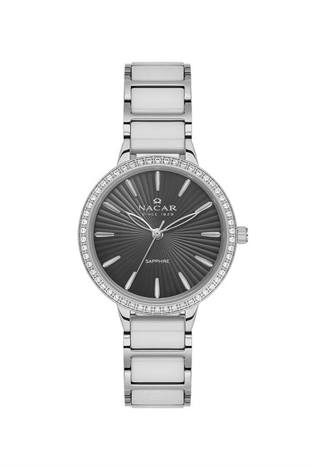 GRİ SERAMİK KADIN KOL SAATİ