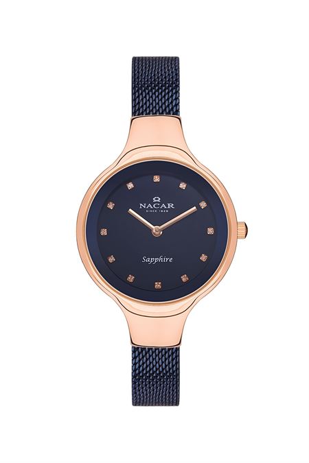 MAVİ HASIR BAND KADIN KOL SAATİ