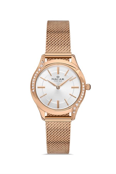 PEMBE HASIR BAND KADIN KOL SAATİ