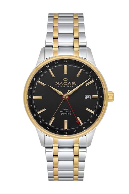 ÇELİK - SARI METAL BAND ERKEK KOL SAATİ