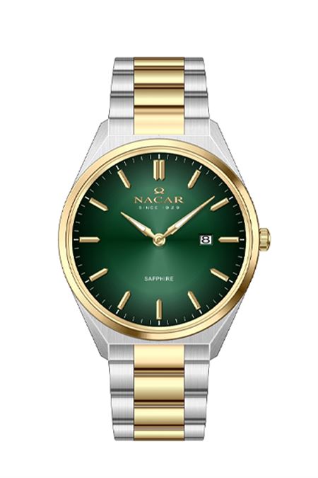 ÇELİK - SARI METAL BAND ERKEK KOL SAATİ