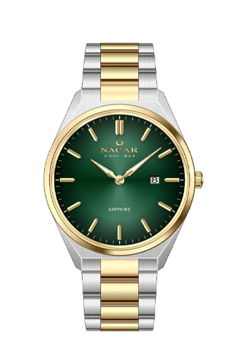 ÇELİK - SARI METAL BAND ERKEK KOL SAATİ