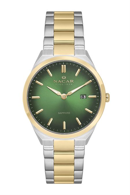 ÇELİK - SARI METAL BAND ERKEK KOL SAATİ