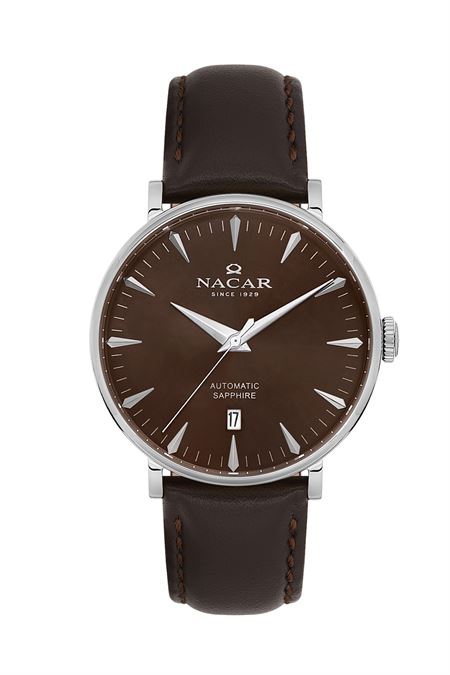 KAHVERENGİ HAKİKİ DERİ ERKEK KOL SAATİ