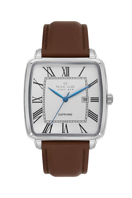 KAHVERENGİ HAKİKİ DERİ ERKEK KOL SAATİ