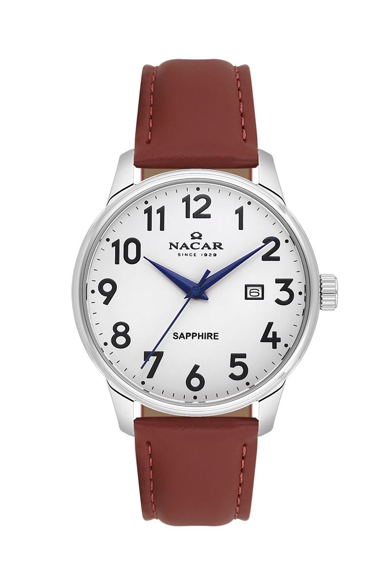 KAHVERENGİ HAKİKİ DERİ ERKEK KOL SAATİ