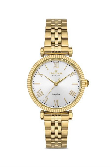 SARI METAL BAND KADIN KOL SAATİ