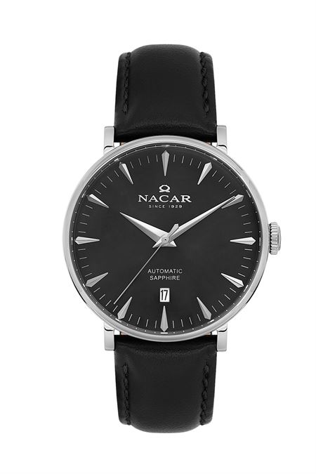 SİYAH HAKİKİ DERİ ERKEK KOL SAATİ