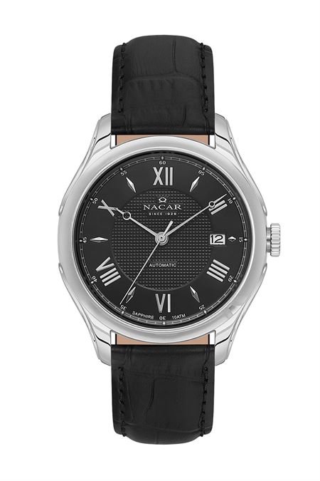 SİYAH HAKİKİ DERİ ERKEK KOL SAATİ