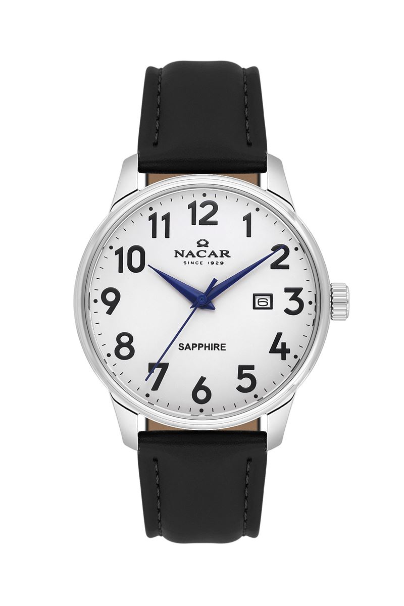 SİYAH HAKİKİ DERİ ERKEK KOL SAATİ