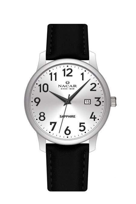 SİYAH HAKİKİ DERİ ERKEK KOL SAATİ 