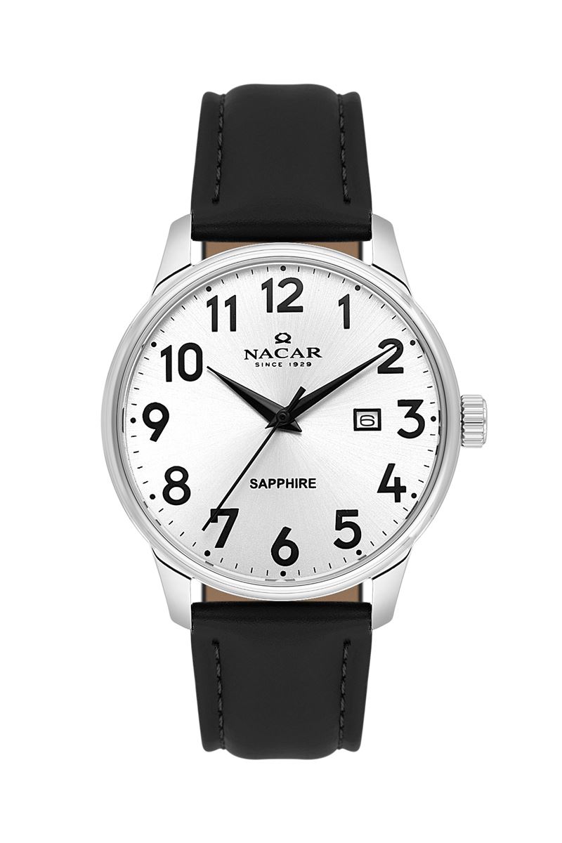 SİYAH HAKİKİ DERİ ERKEK KOL SAATİ