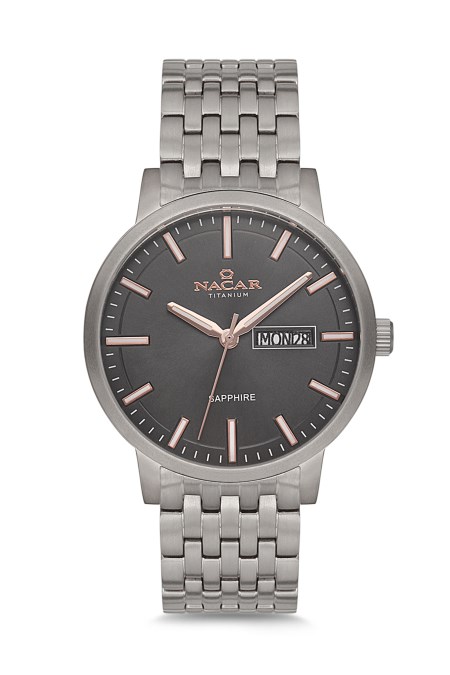 GRİ TİTANYUM ERKEK KOL SAATİ