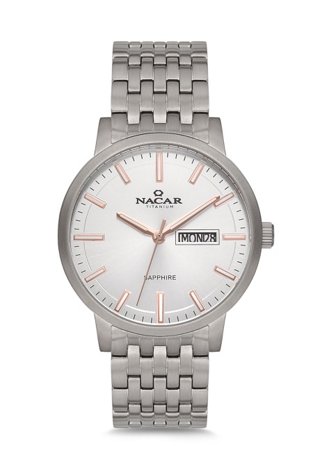 GRİ TİTANYUM ERKEK KOL SAATİ