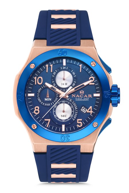 MAVİ SİLİKON ERKEK KOL SAATİ