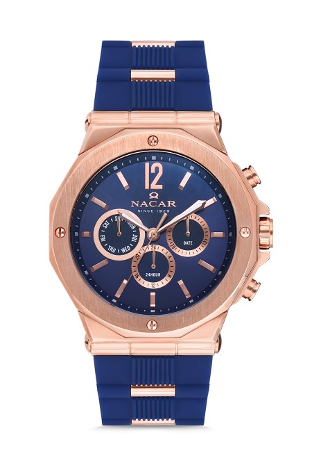 MAVİ SİLİKON ERKEK KOL SAATİ