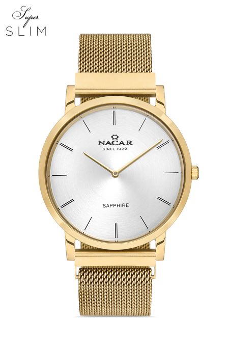 SARI HASIR BAND ERKEK KOL SAATİ