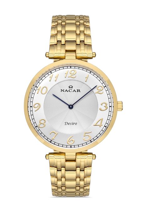 SARI METAL BAND ERKEK KOL SAATİ