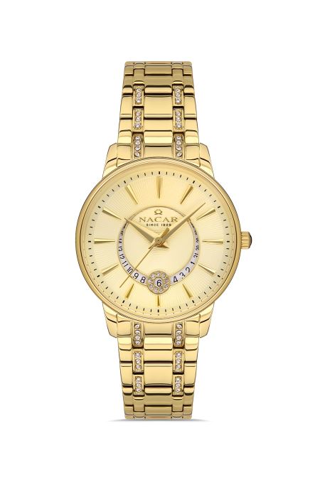 SARI METAL BAND KADIN KOL SAATİ