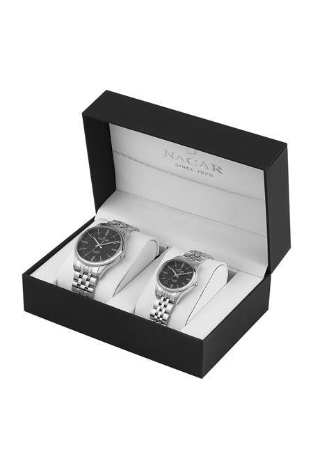 ÇELİK METAL BAND ERKEK-KADIN KOL SAATİ 