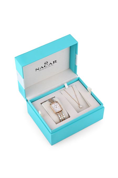 ÇELİK - PEMBE METAL BAND KADIN KOL SAATİ