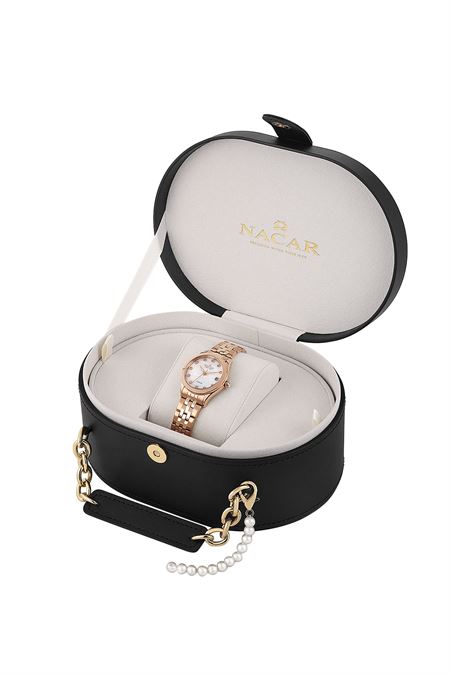 PEMBE METAL BAND KADIN KOL SAATİ