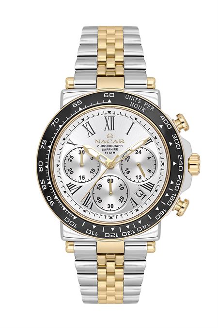 ÇELİK - SARI METAL BAND ERKEK KOL SAATİ 