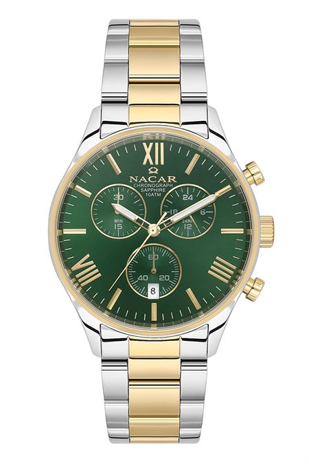 ÇELİK - SARI METAL BAND ERKEK KOL SAATİ