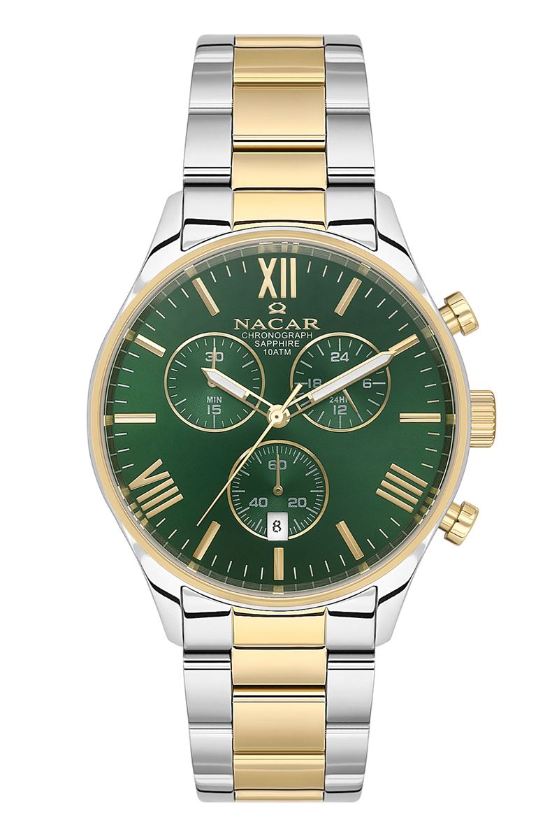 ÇELİK - SARI METAL BAND ERKEK KOL SAATİ