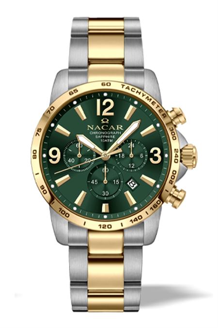 ÇELİK - SARI METAL BAND ERKEK KOL SAATİ