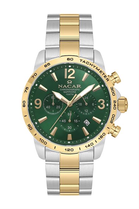 ÇELİK - SARI METAL BAND ERKEK KOL SAATİ