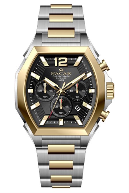 ÇELİK - SARI METAL BAND ERKEK KOL SAATİ