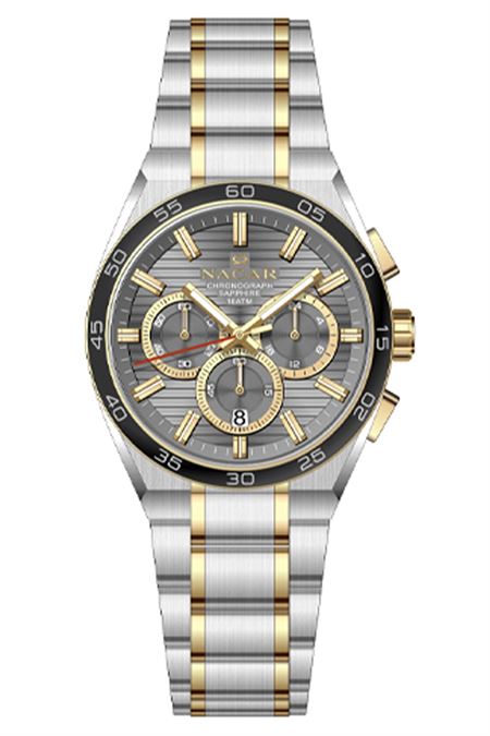 ÇELİK - SARI METAL BAND ERKEK KOL SAATİ