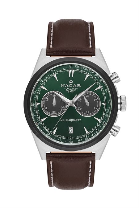 KAHVERENGİ HAKİKİ DERİ ERKEK KOL SAATİ