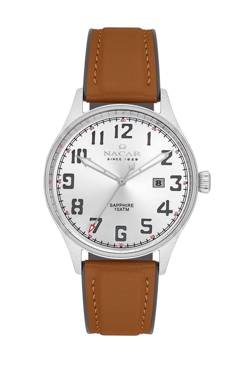 KAHVERENGİ HAKİKİ DERİ ERKEK KOL SAATİ