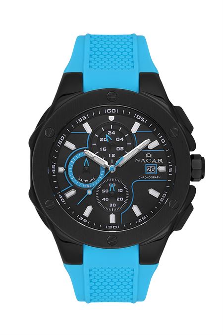 MAVİ SİLİKON ERKEK KOL SAATİ