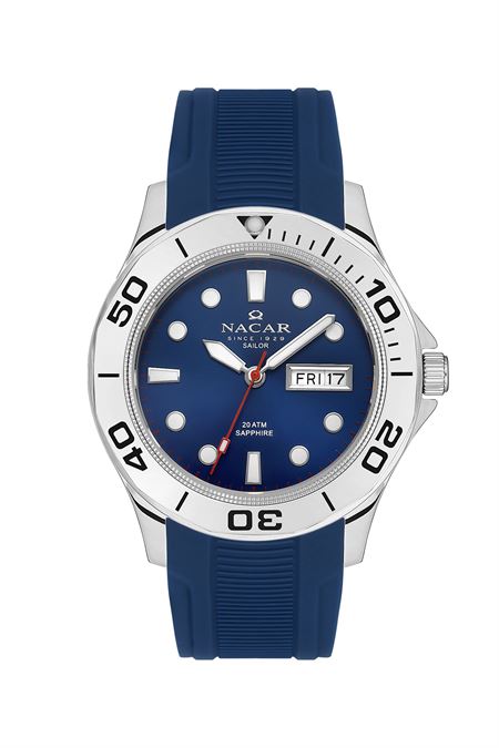 MAVİ SİLİKON ERKEK KOL SAATİ