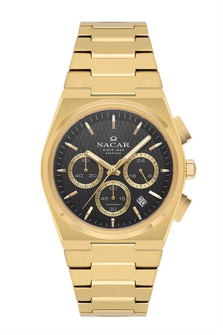 SARI METAL BAND ERKEK KOL SAATİ